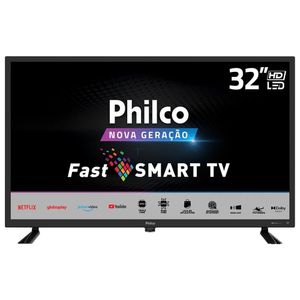 Smart TV Philco 32 polegadas LED PTV32D10N5SKH QuadCore com Dolby Áudio