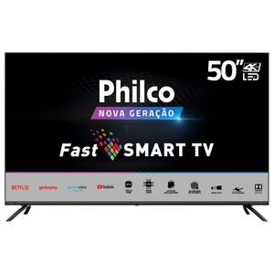 TV Smart LED 50" Philco UHD PTV50G70SBLSG Bivolt