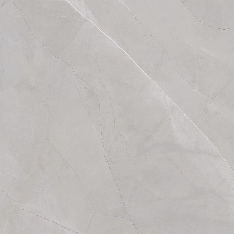 Piso Cerâmico Marine Acqua Retificado Brilhante com detalhes em branco na diagonal