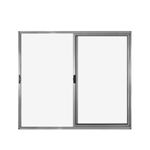 Janela-de-Correr-2-Folhas-S-Grade-Aluminio-Brilhante--1.00-x-1.20---Hale