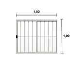Janela-de-Correr-2-Folhas-C-Grade-Aluminio-Branco-1.00-x-1.00---Hale