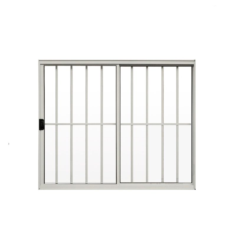 Janela-de-Correr-2-Folhas-C-Grade-Aluminio-Branco-1.00-x-1.50---Hale