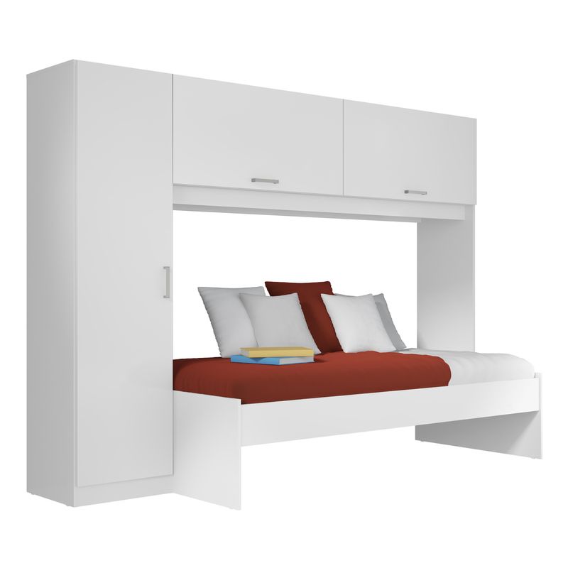 Cama-Solteiro-com-Guarda-Roupa-Roupeiro-para-colchao-88-x-188-cm-Multimoveis-Branco