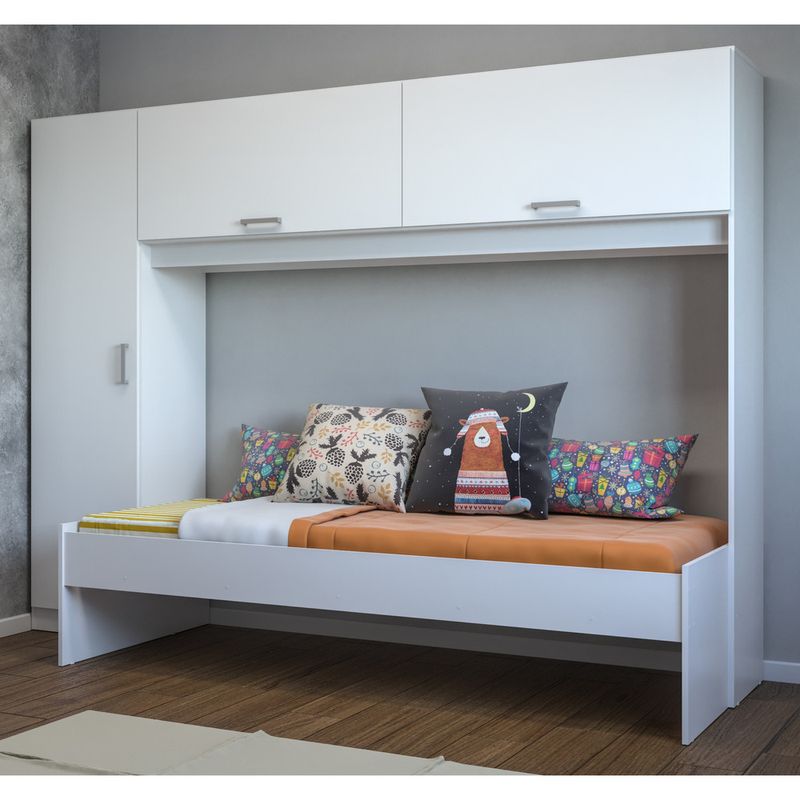 Cama-Solteiro-com-Guarda-Roupa-Roupeiro-para-colchao-88-x-188-cm-Multimoveis-Branco
