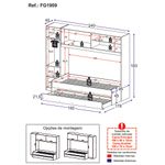 Bicama-com-Guarda-Roupa-para-colchao-88-x-188-cm-Multimoveis-FG1909-Branca