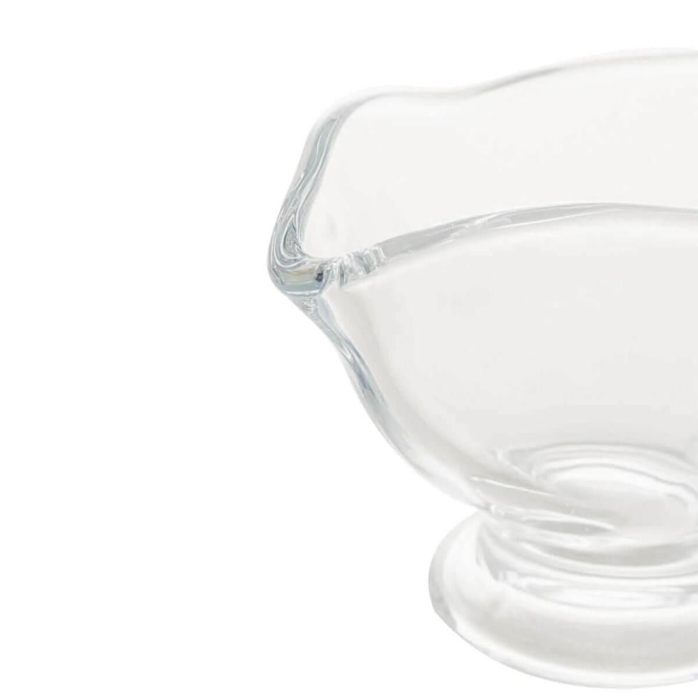 10 Molheiras de Cristal Lyor 180ml Alça Servir Azeite Molho
