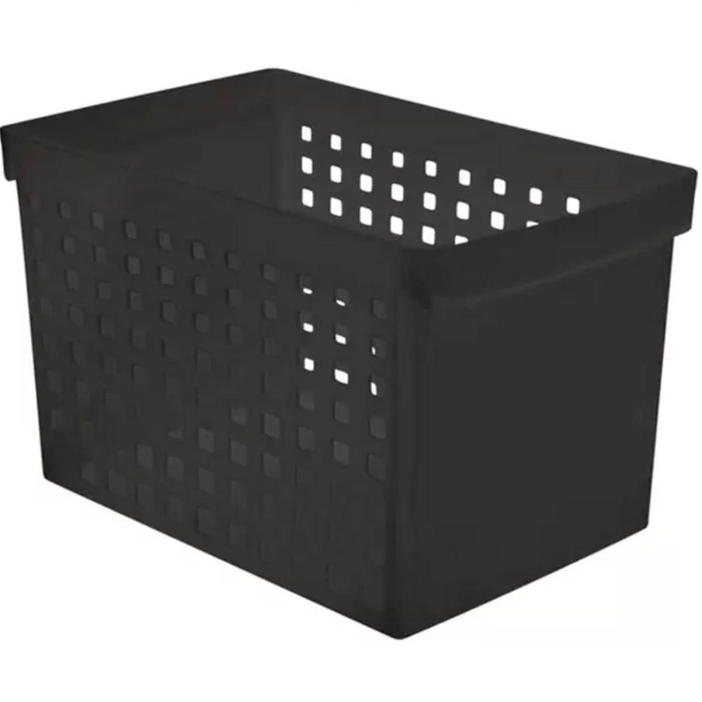 2 Caixas Organizadoras 42x27cm Escritório Arquivo Morto para Pastas Suspensas e Furação Ordene