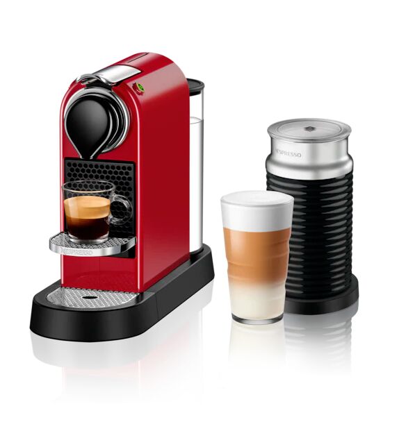 Cafeteira Expresso Nespresso Citiz & Aeroccino Vermelho 110v - A3nc113brcrn