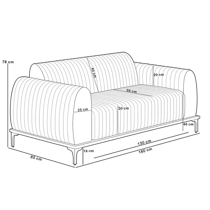Sofa-3-Lugares-Para-Sala-de-Estar-Molino-180-cm-D02-Pes-D-Ouro-Courissimo-Preto-B-159---Lyam-Decor