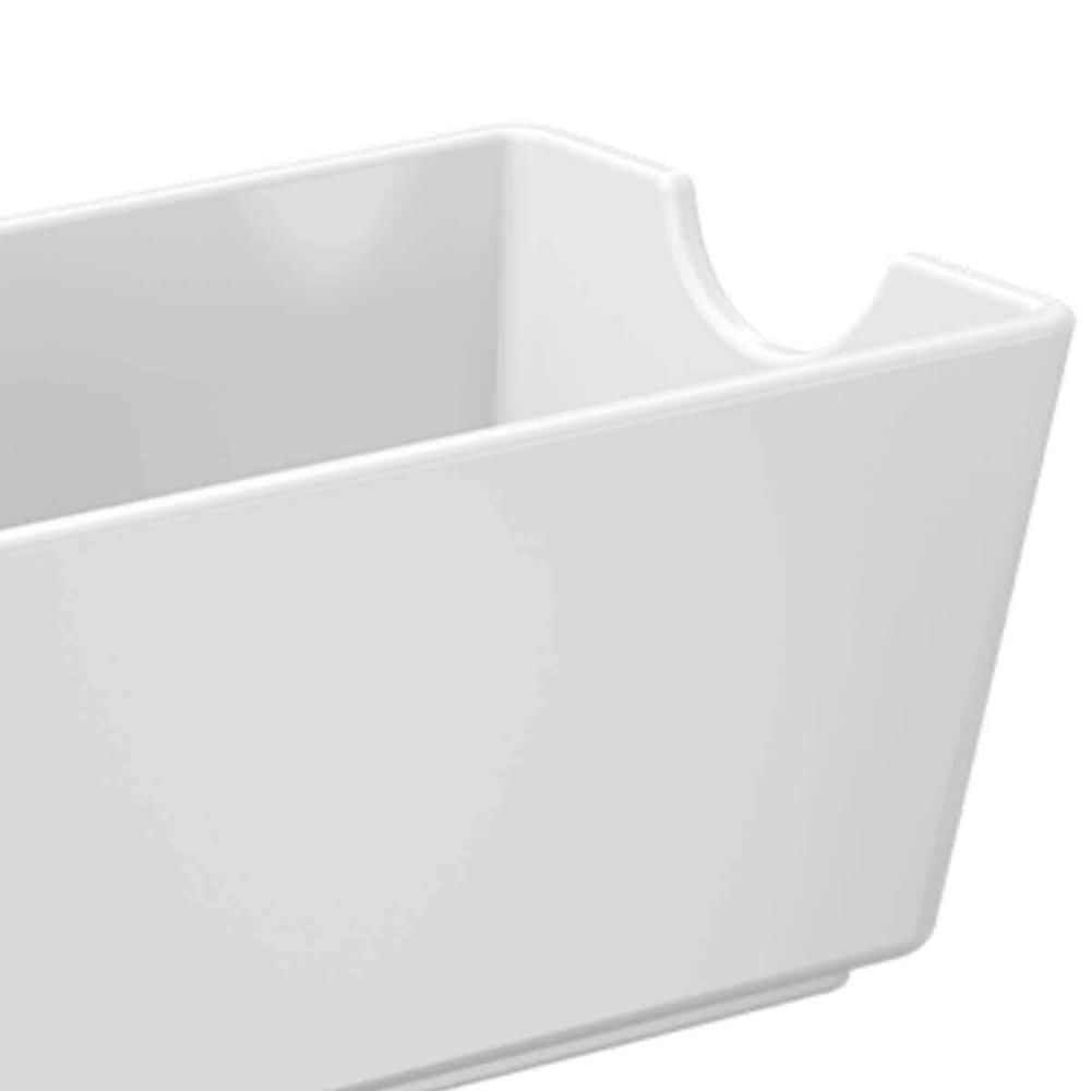 12 Porta Sachês Guardanapos Uno Coza Branco Bares Buffet 11x6,5x5cm Mesa